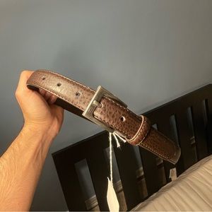 Brown thin belt